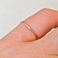 Super Thin Hammered Stack Ring Delicate and Shiny Rose Gold Stack Ring Made of Recycled 14K Gold - Stacking Ring