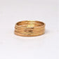 14k Gold Stack Rings The Skinny Stack set of 6
