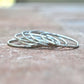 14k Gold Stack Rings The Skinny Stack set of 6