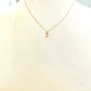 Petite Initial Letter Charms 14k or 10k Gold Minimalist Layering Necklace Bracelet