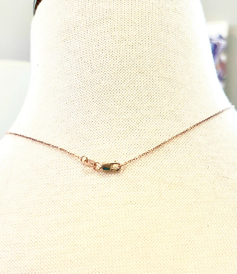 Petite Initial Letter Charms 14k or 10k Gold Minimalist Layering Necklace Bracelet