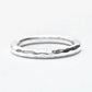 Thick Hammer Faceted and Forged Ring - Sterling Silver Hammered Ring - Recycled Sterling Silver Hammered Handmade Band Made to Order