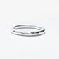 Thick Hammer Faceted and Forged Ring - Sterling Silver Hammered Ring - Recycled Sterling Silver Hammered Handmade Band Made to Order